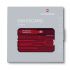 Швейцарская карточка Victorinox SwissCard Classic, 10 функций, корпус из красного полупрозрачного пластика